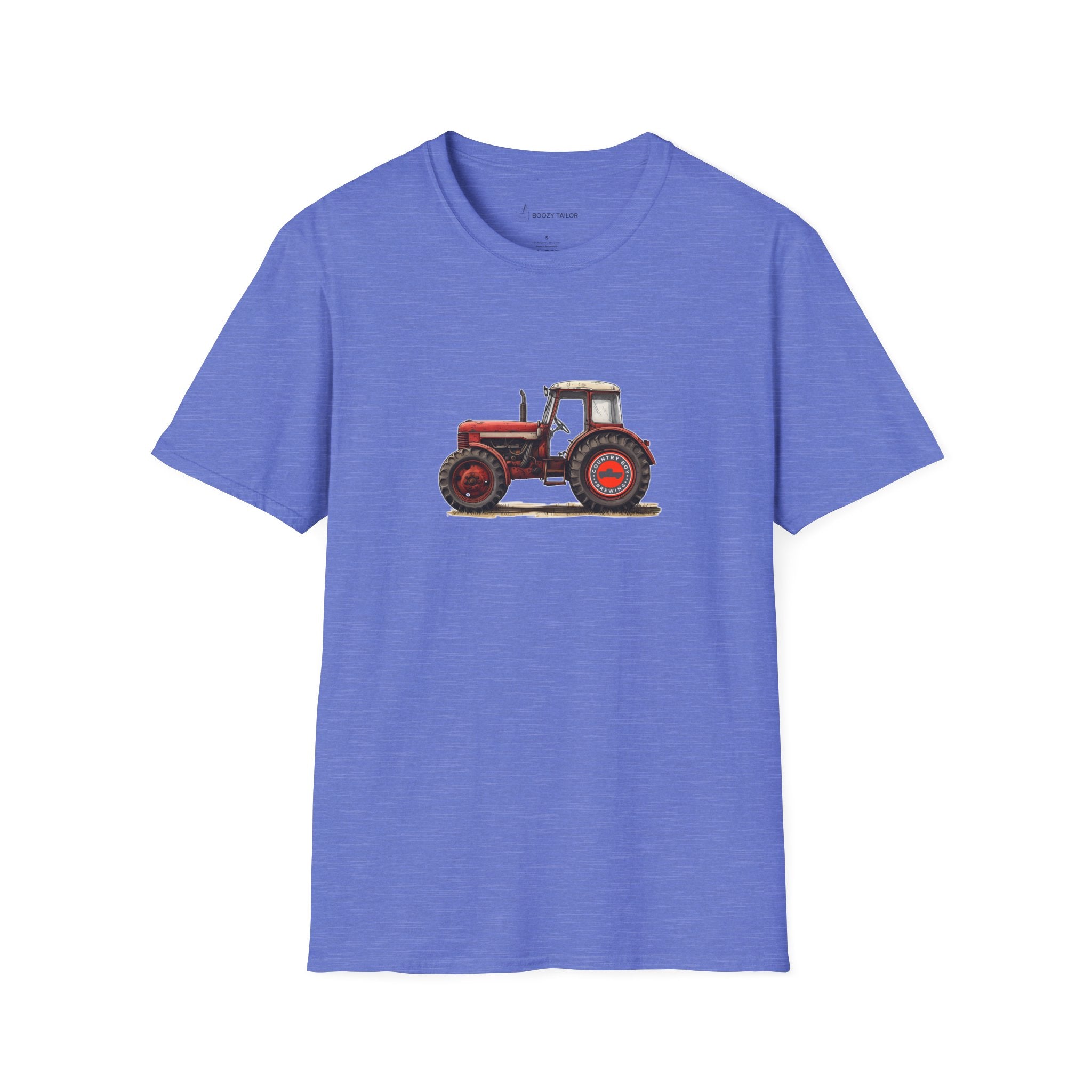 Country Boy Brewing Tractor Unisex Softstyle T-Shirt-6