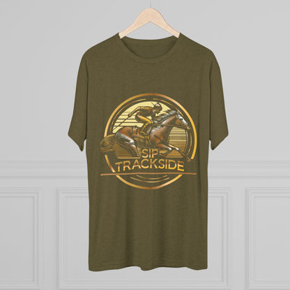 Trackside Distilling Sip Trackside Unisex Tri-Blend Crew Tee