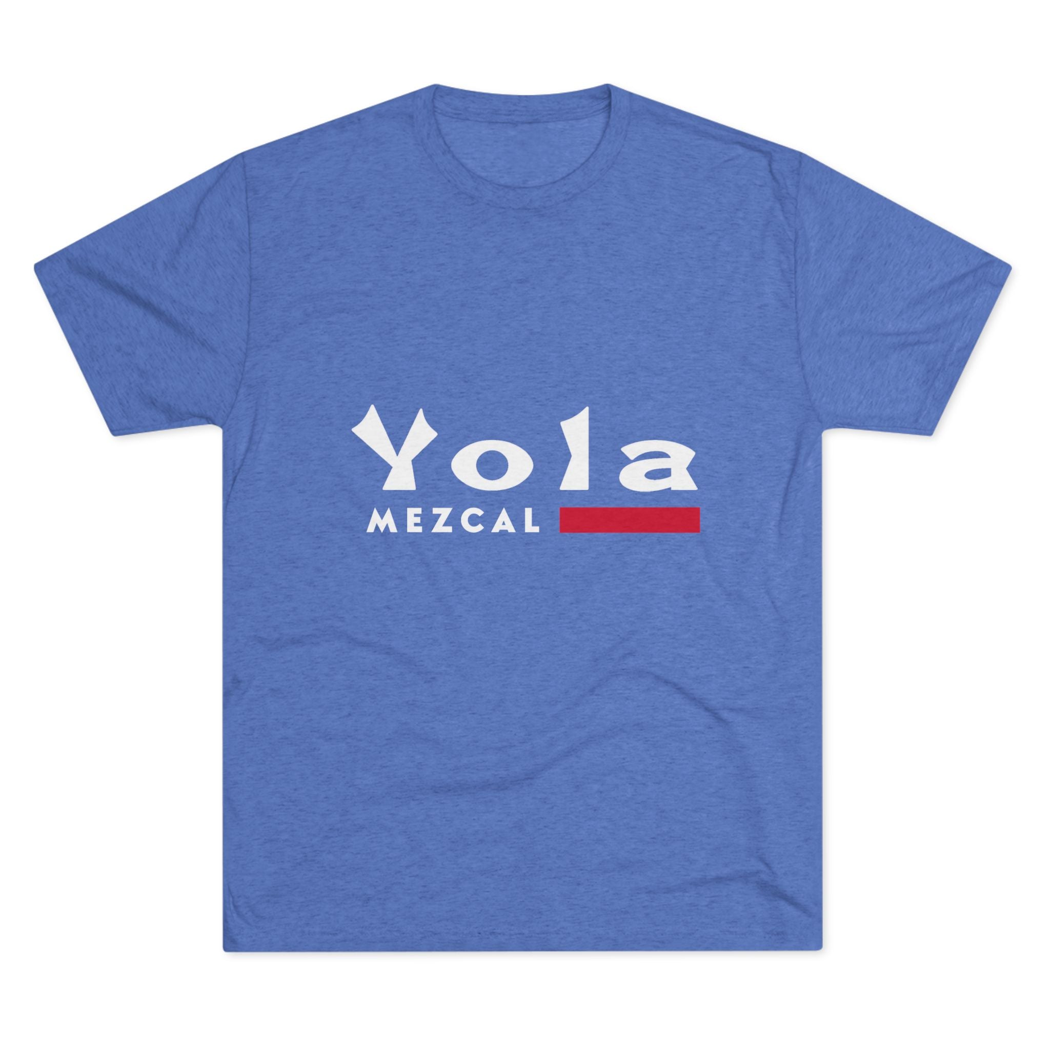 Yola Mezcal Logo Unisex Tri-Blend Crew Tee-6