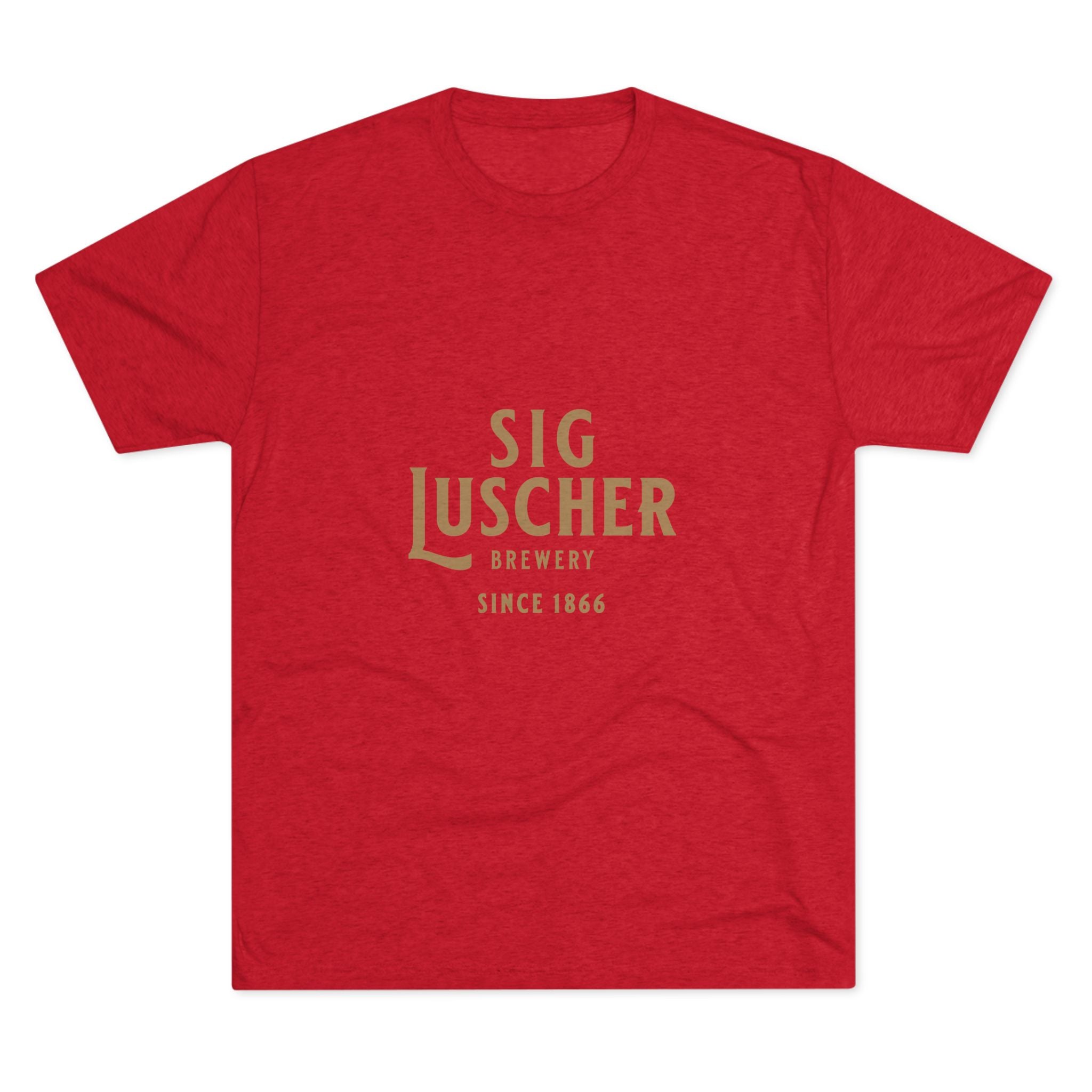 Sig Luscher Brewery Unisex Tri-Blend Crew Tee-8