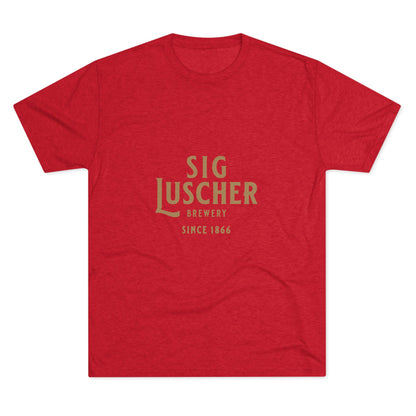 Sig Luscher Brewery Unisex Tri-Blend Crew Tee