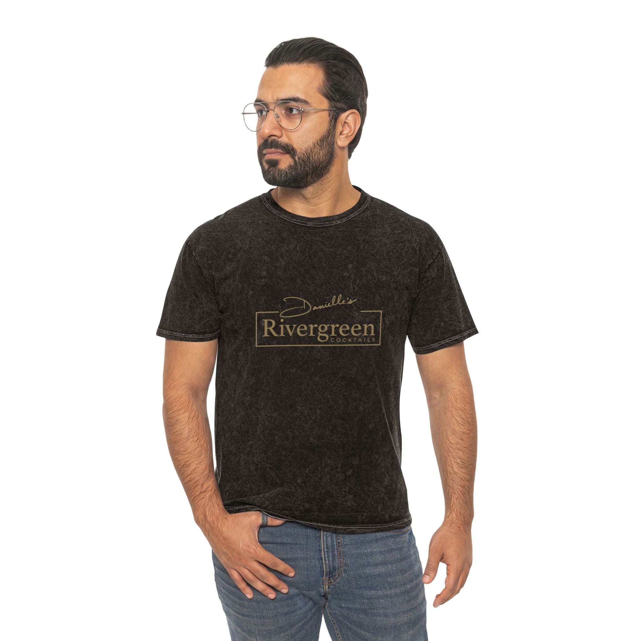 Rivergreen Cocktails Unisex Mineral Wash T-Shirt-9