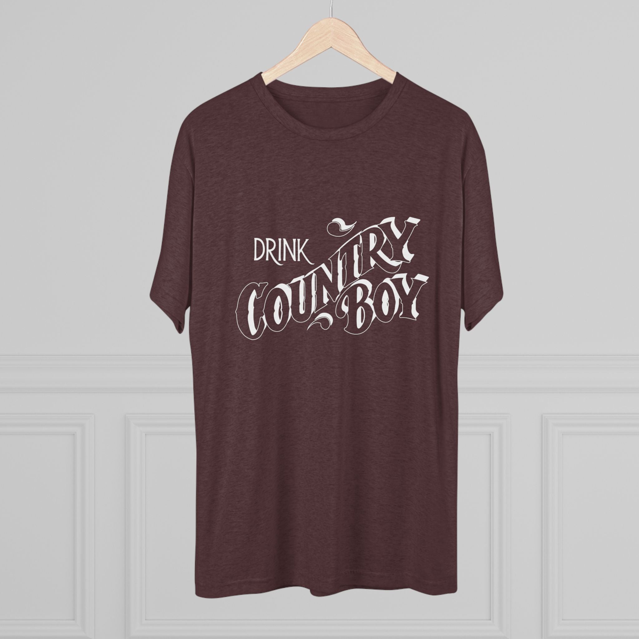 Country Boy Unisex Tri-Blend Crew Tee-42