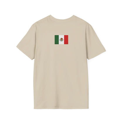 Yola Mezcal Faded Bottle Unisex Softstyle T-Shirt