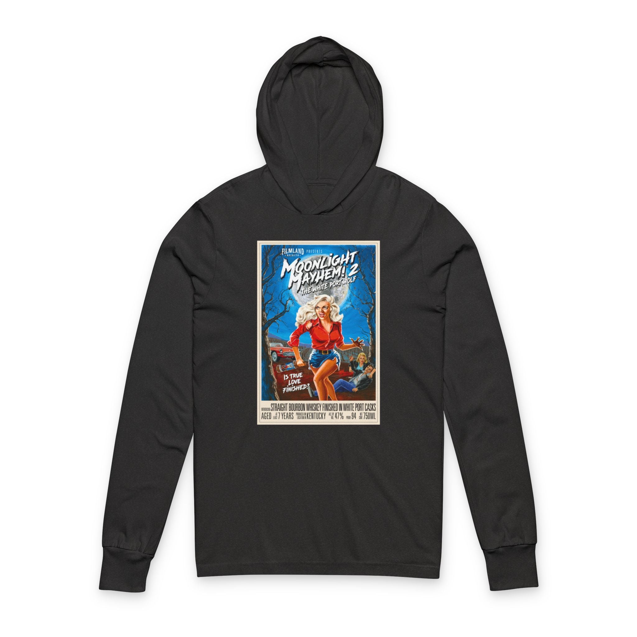 Filmland Unisex Hooded Long Sleeve Tee-3