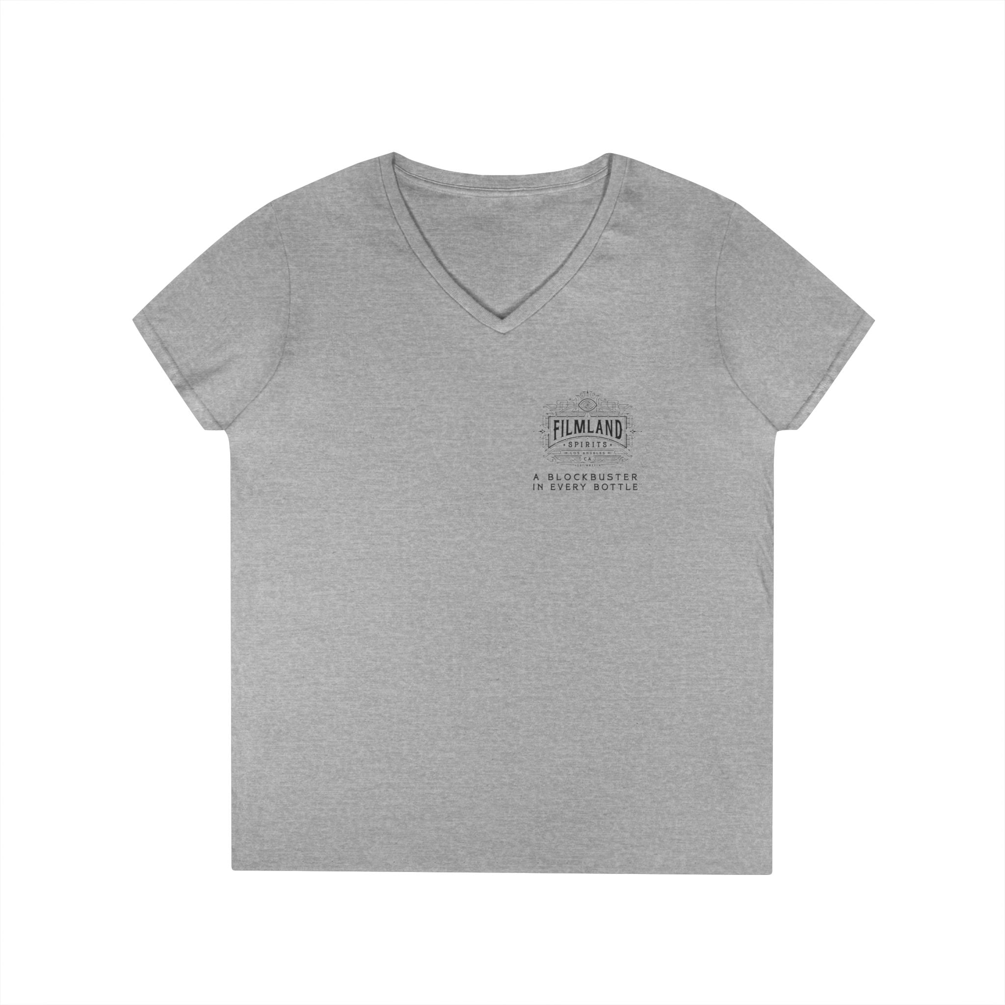 Filmland Ladies' V-Neck T-Shirt-5