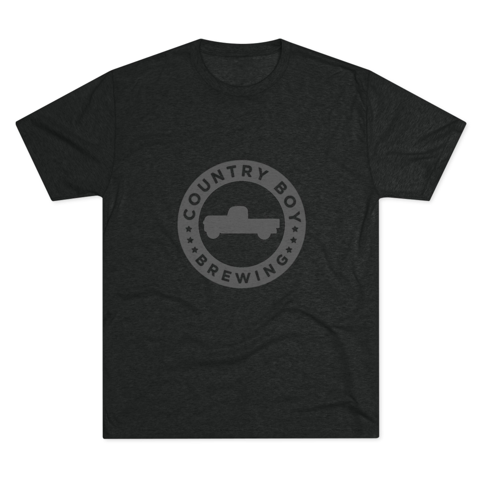 Country Boy Beer Logo Unisex Tri-Blend Crew Tee-5