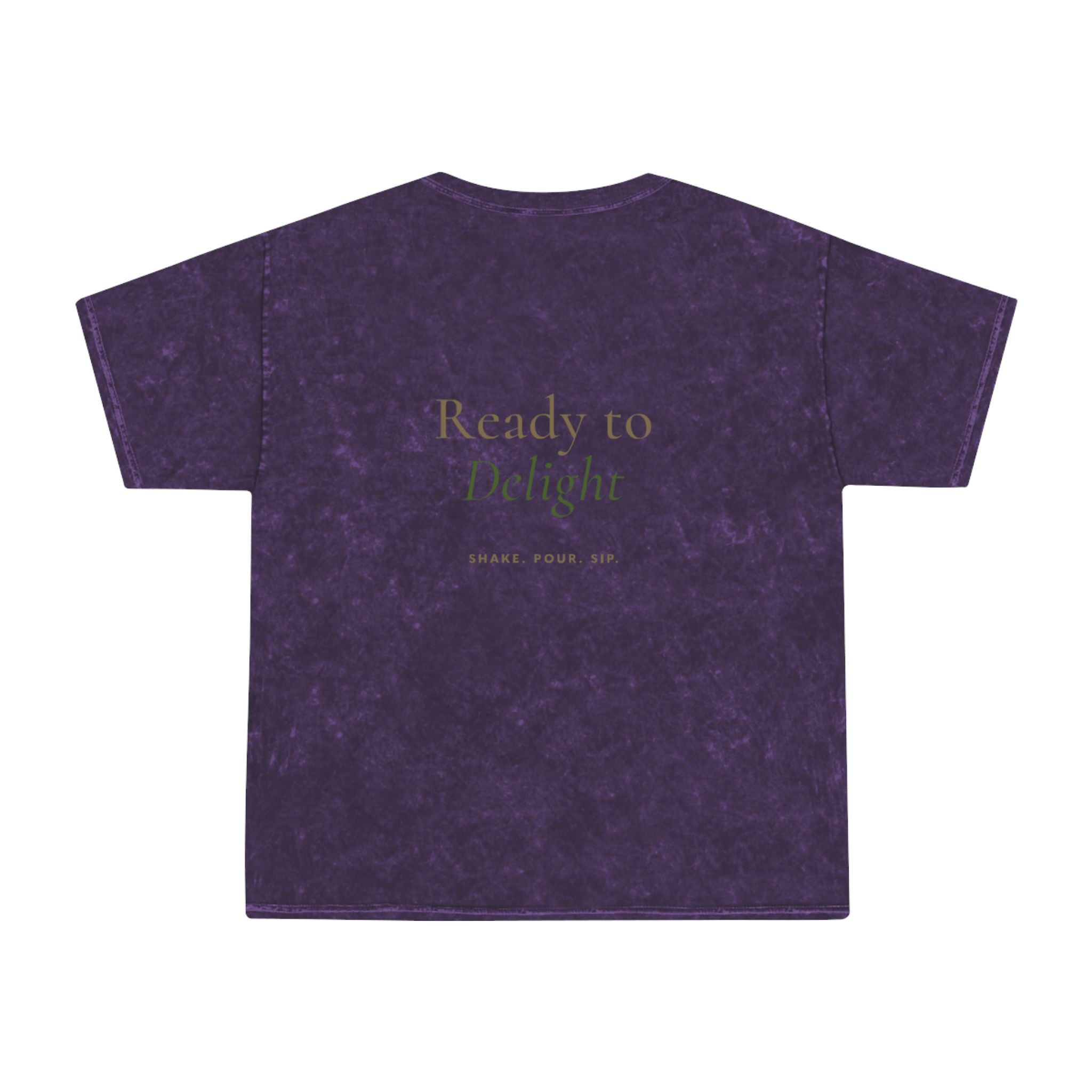 Rivergreen Cocktails Unisex Mineral Wash T-Shirt-14