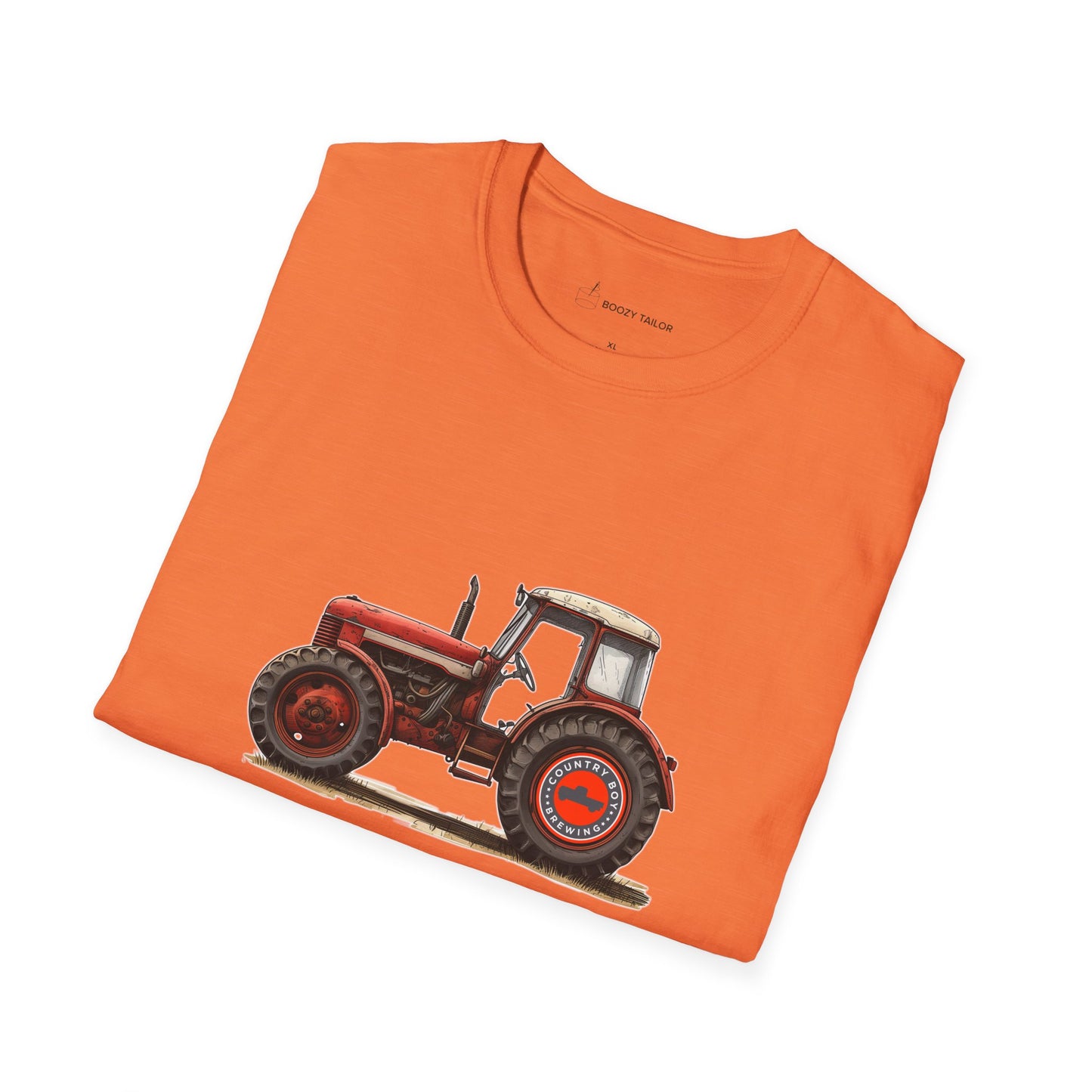 Country Boy Brewing Tractor Unisex Softstyle T-Shirt