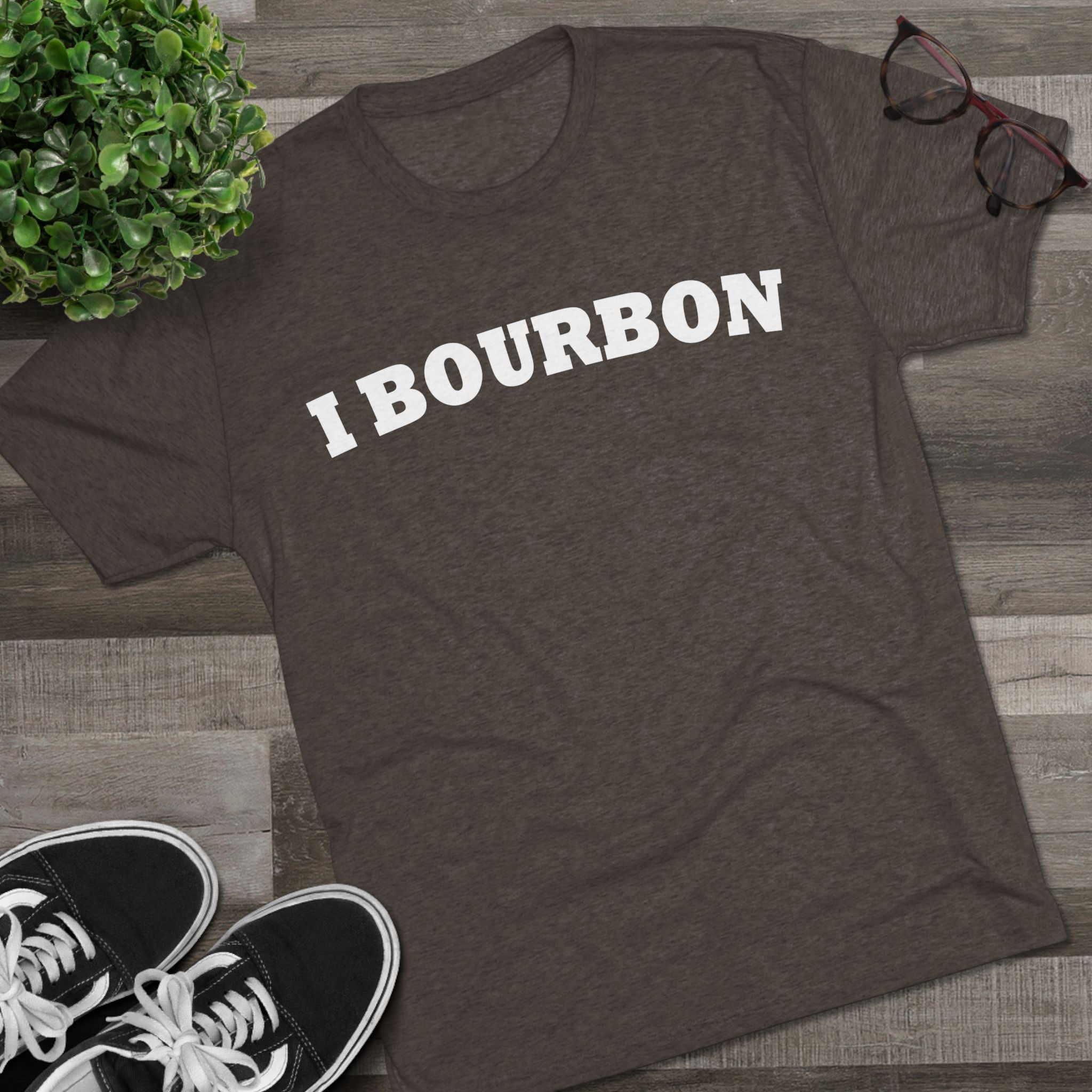 I Bourbon Unisex Tri-Blend Crew Tee-12