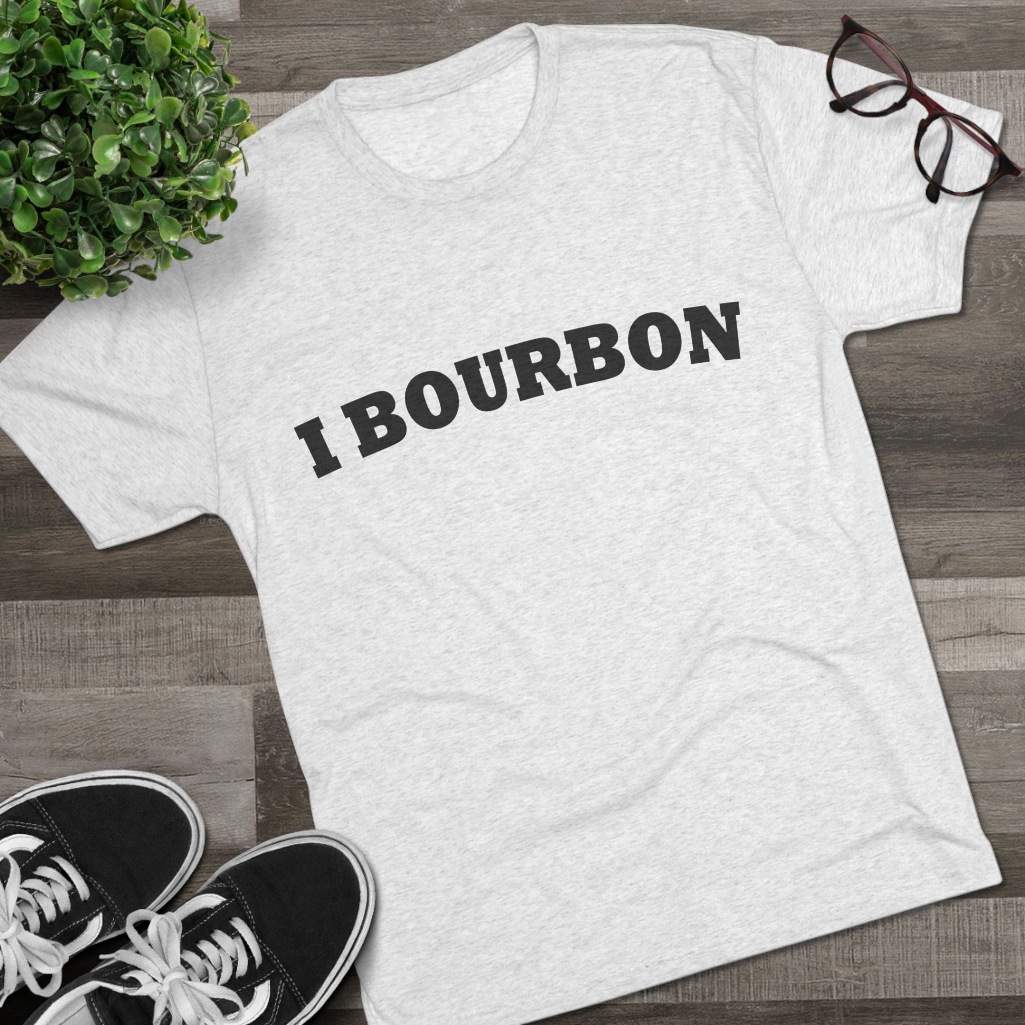 I Bourbon Unisex Tri-Blend Crew Tee-6