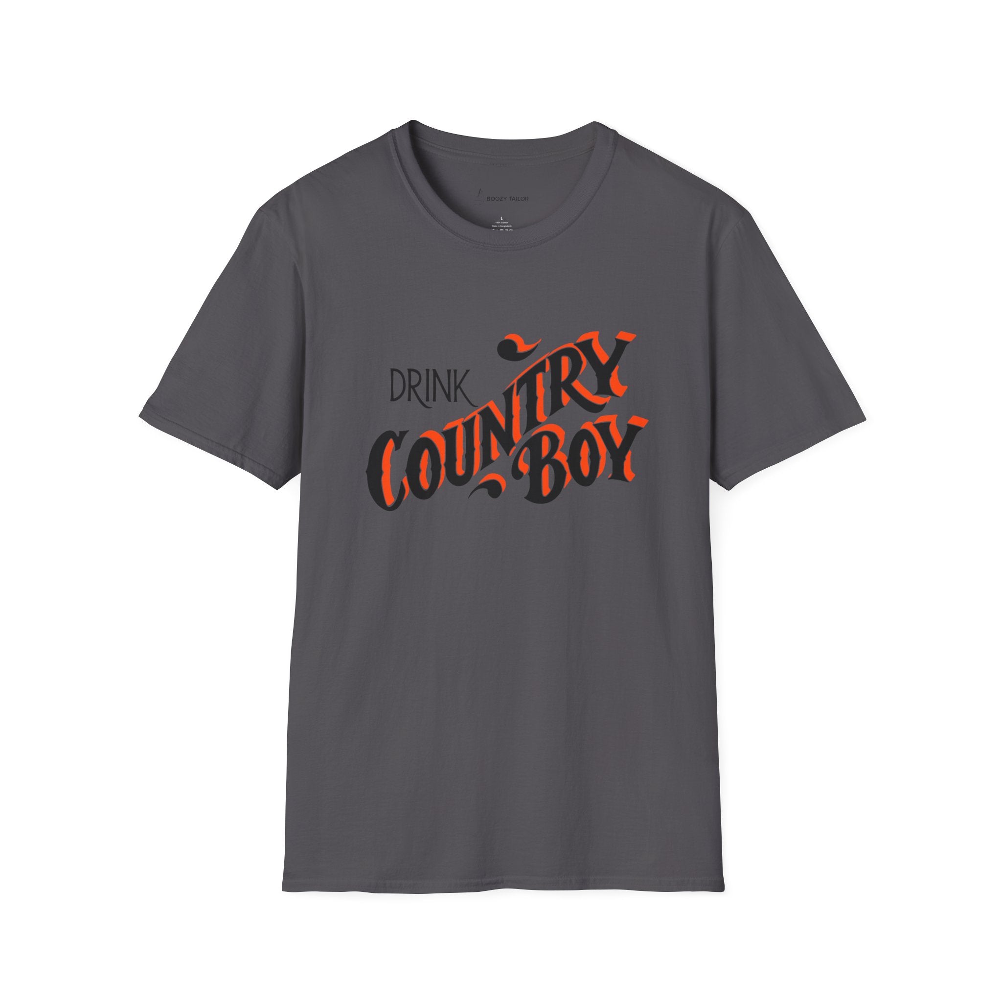 Drink Country Boy Beer Unisex Softstyle T-Shirt-6