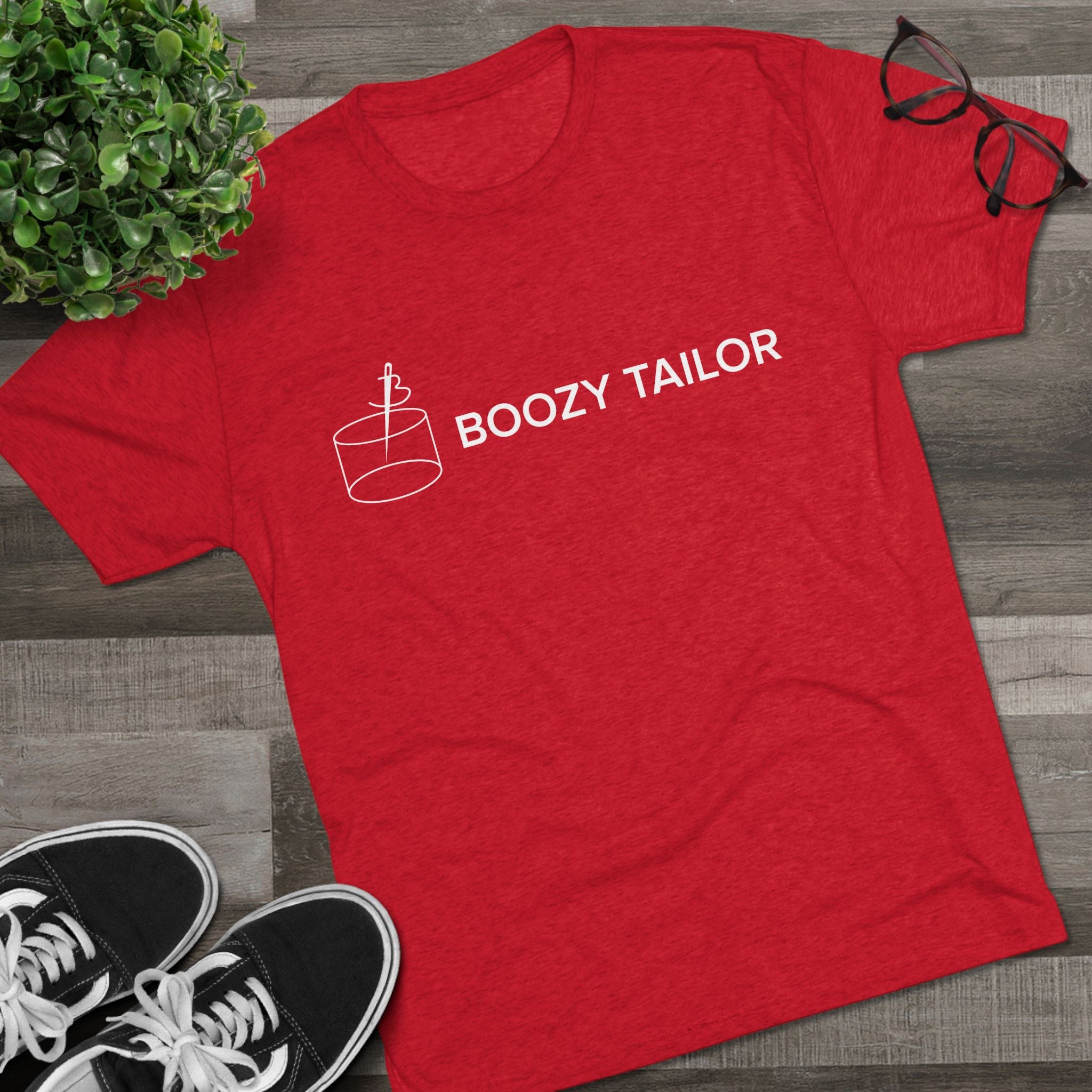 Boozy Tailor Unisex Tri-Blend Crew Tee-12