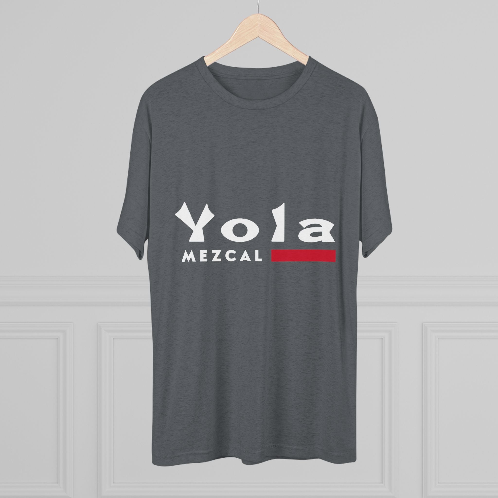 Yola Mezcal Logo Unisex Tri-Blend Crew Tee-26