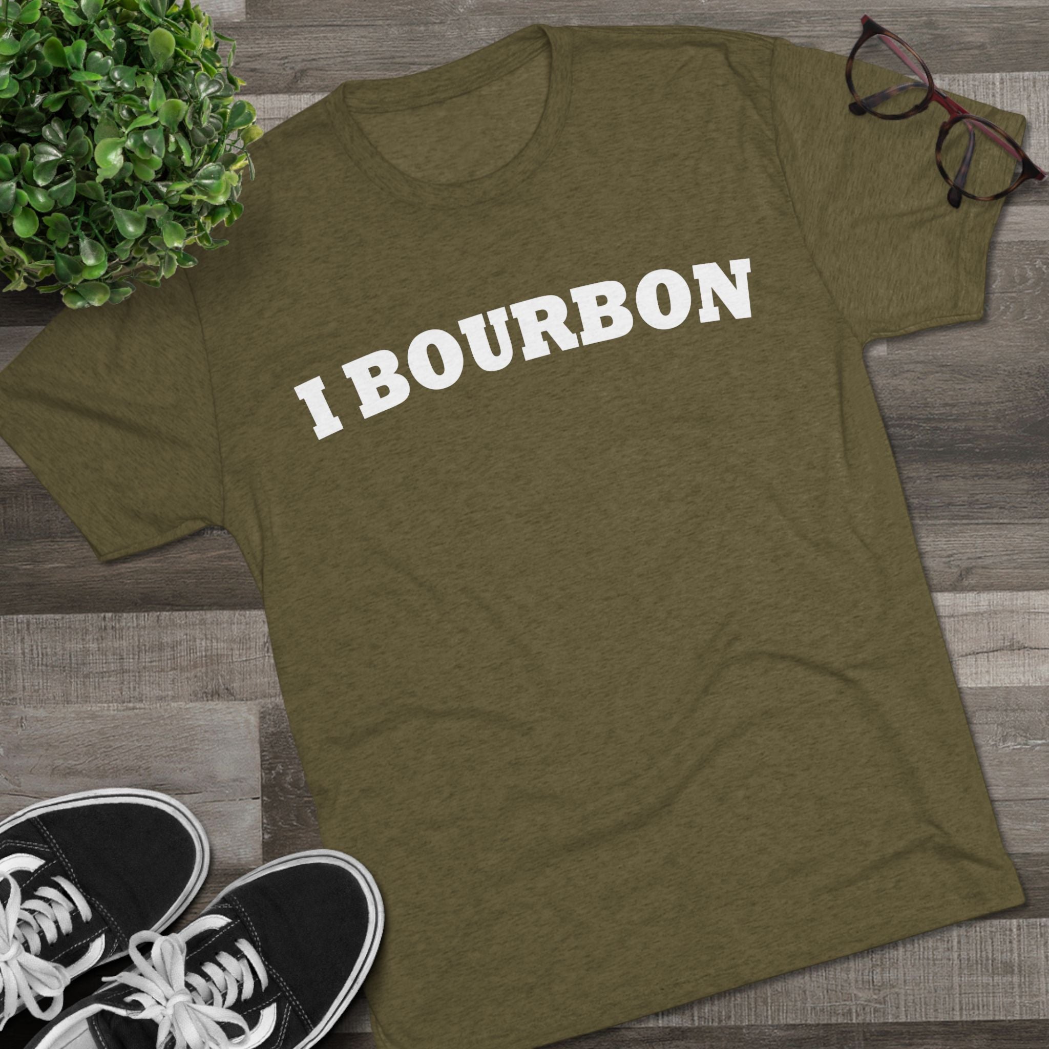 I Bourbon Unisex Tri-Blend Crew Tee-18