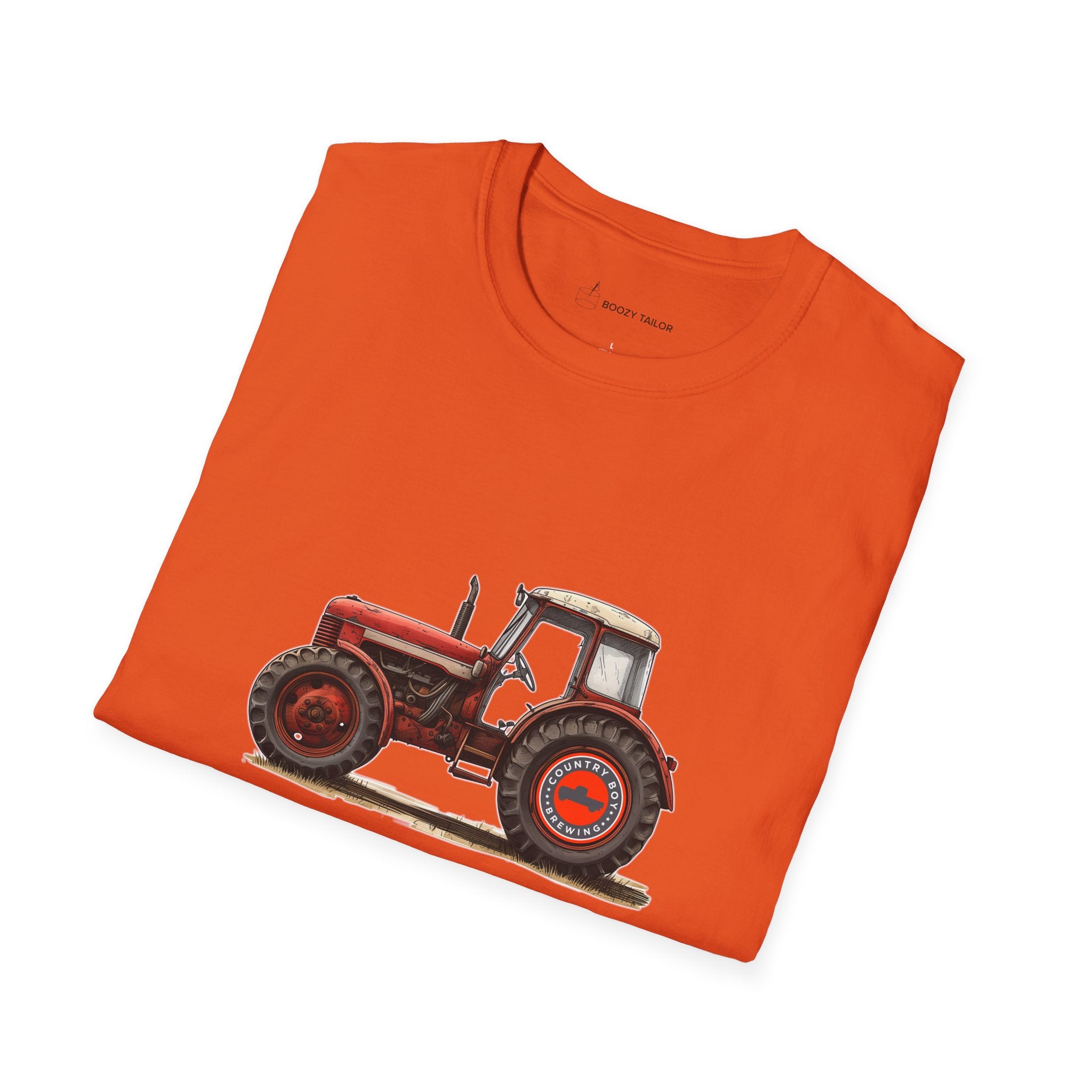Country Boy Brewing Tractor Unisex Softstyle T-Shirt-27