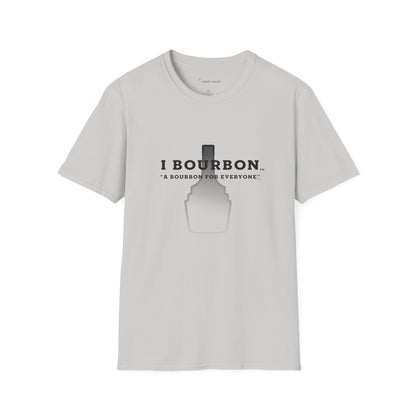 I Bourbon Faded Bottle Unisex Softstyle T-Shirt