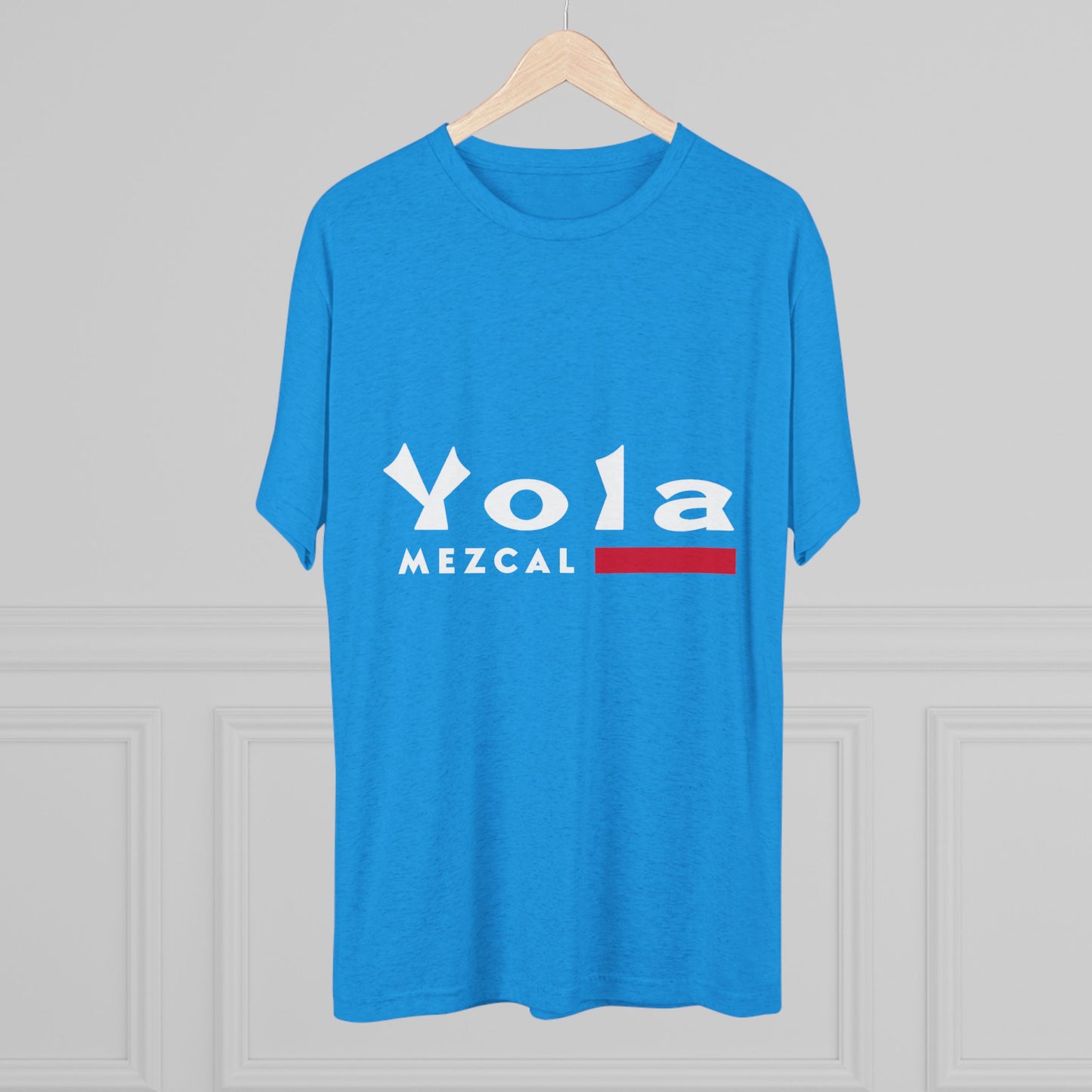 Yola Mezcal Logo Unisex Tri-Blend Crew Tee