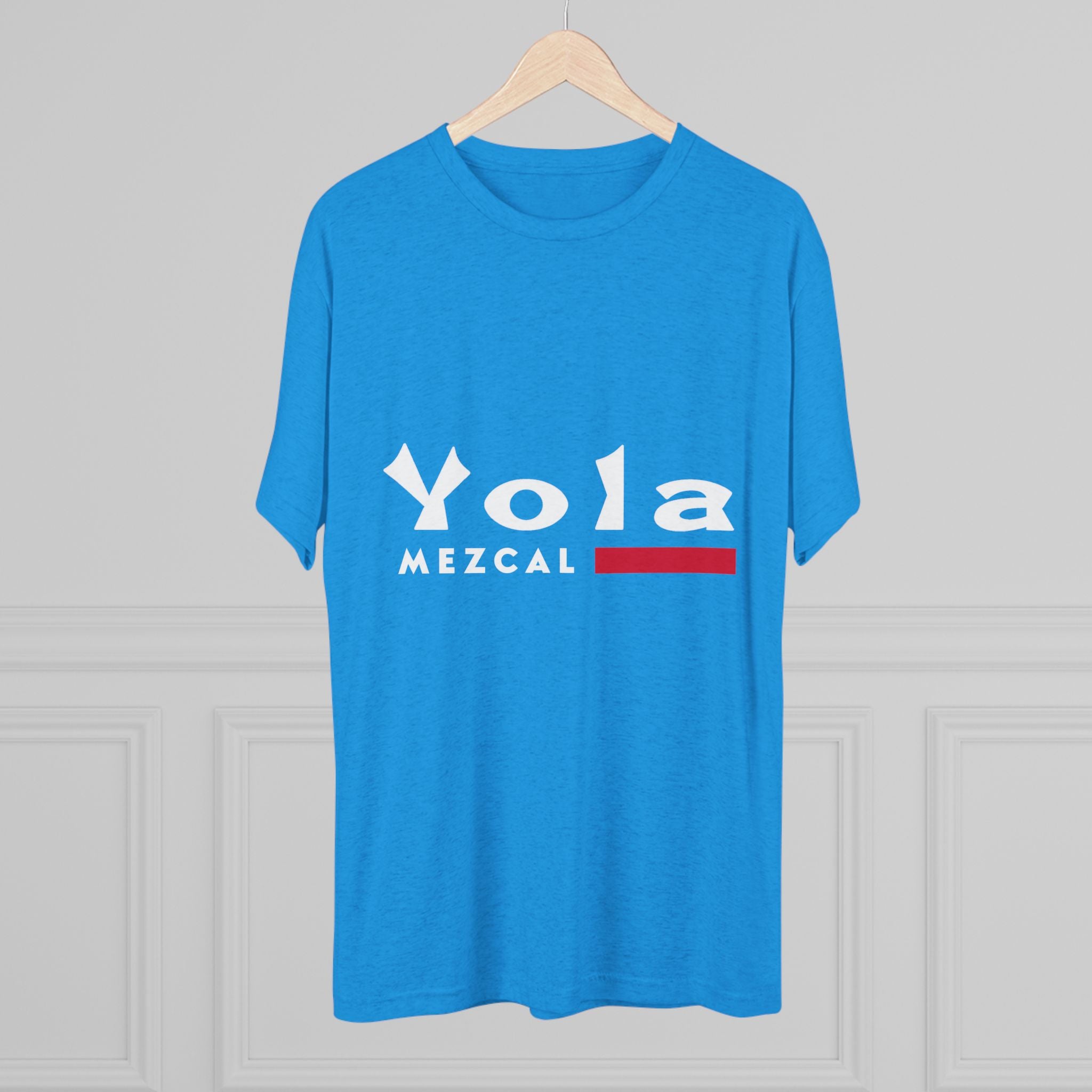 Yola Mezcal Logo Unisex Tri-Blend Crew Tee-17