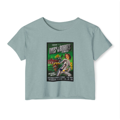 Filmland Ryes of the Robots Women's Festival Crop Top