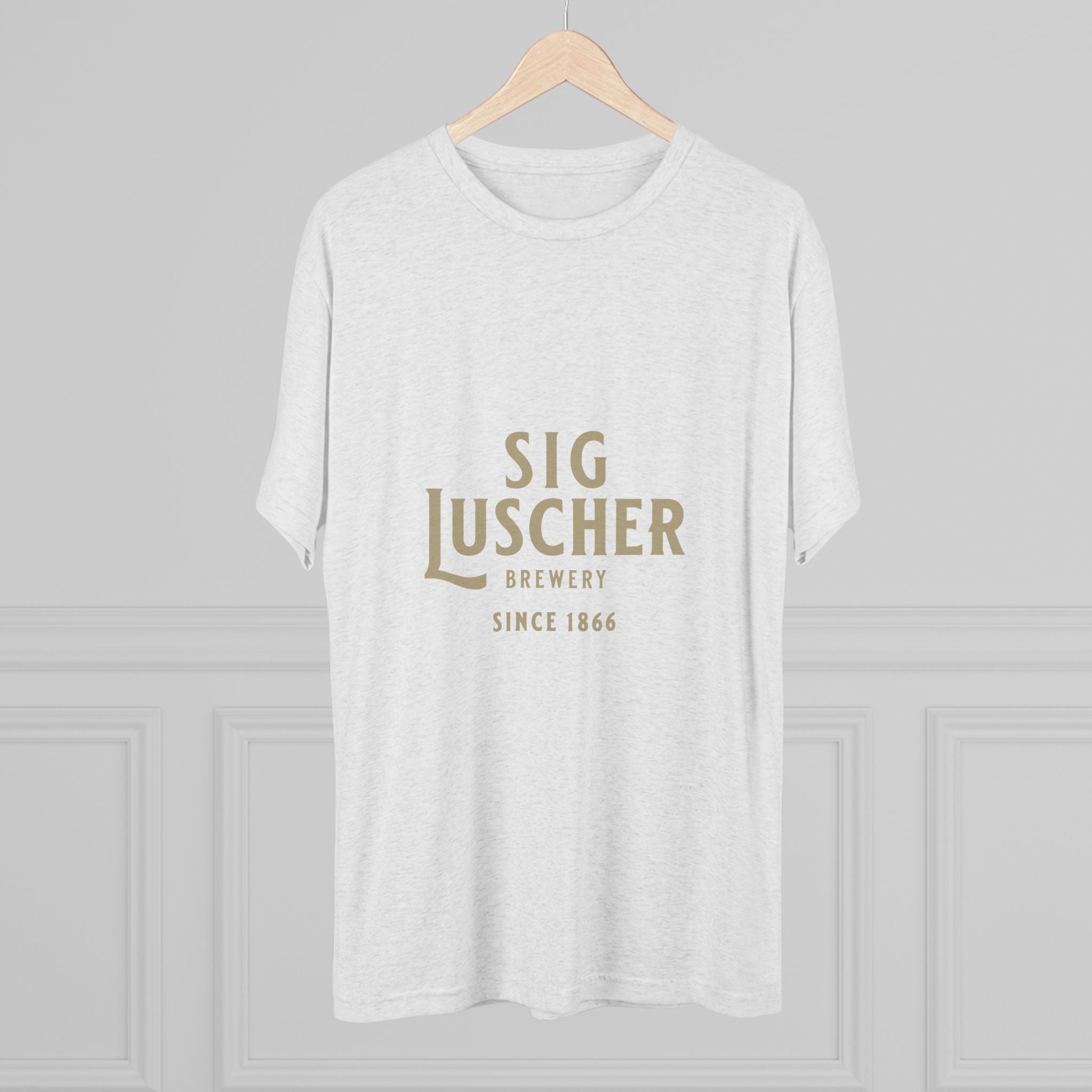 Sig Luscher Brewery Unisex Tri-Blend Crew Tee-11
