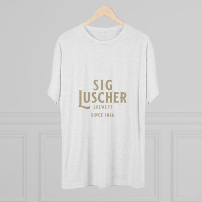 Sig Luscher Brewery Unisex Tri-Blend Crew Tee