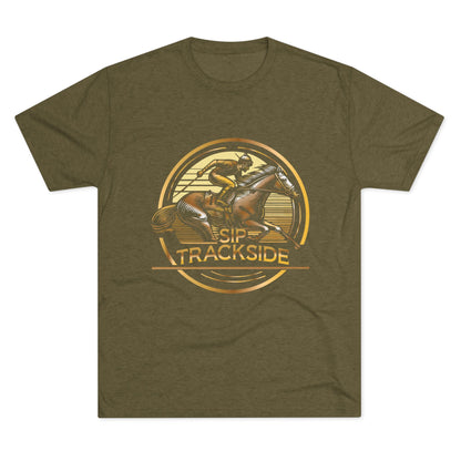 Trackside Distilling Sip Trackside Unisex Tri-Blend Crew Tee