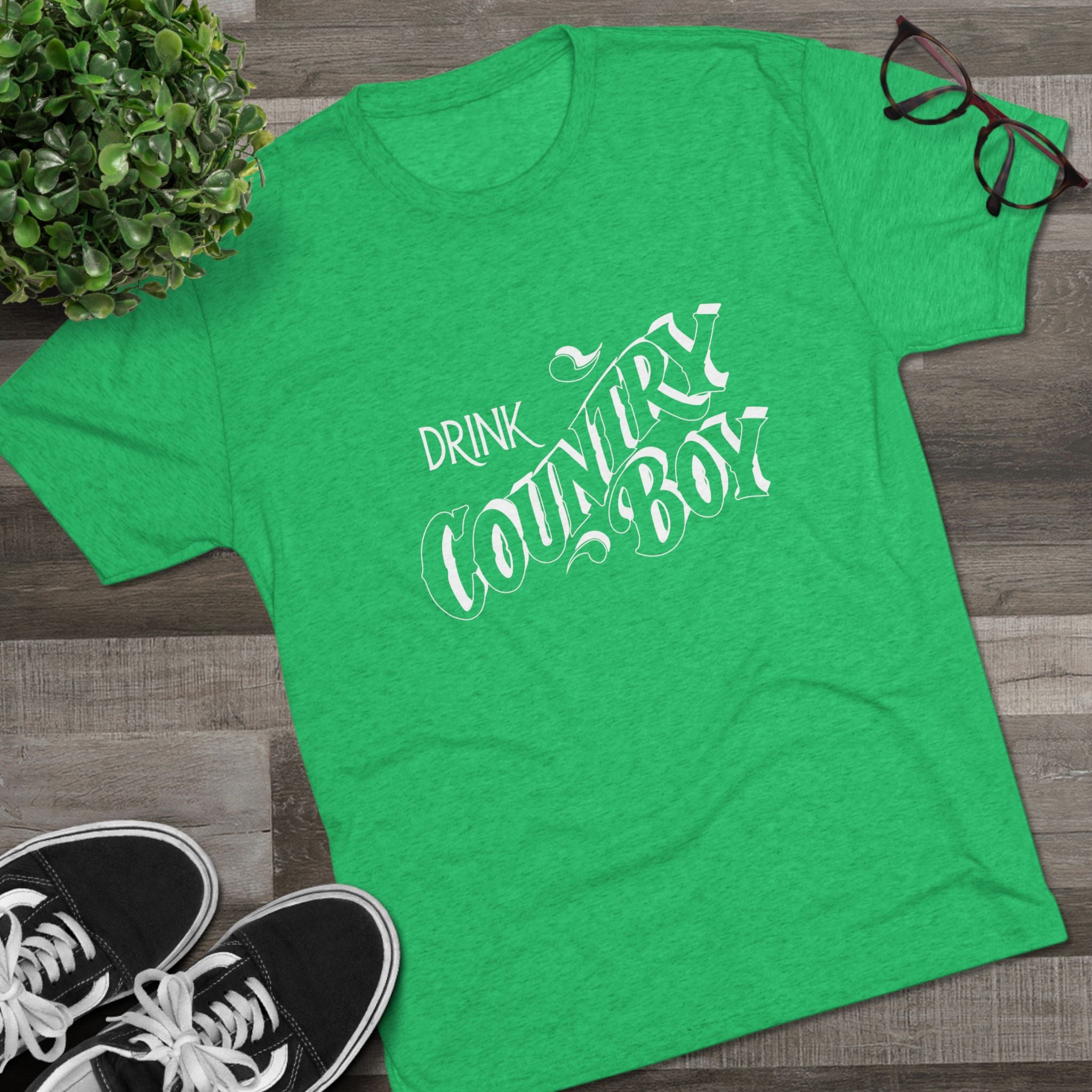Country Boy Unisex Tri-Blend Crew Tee-20