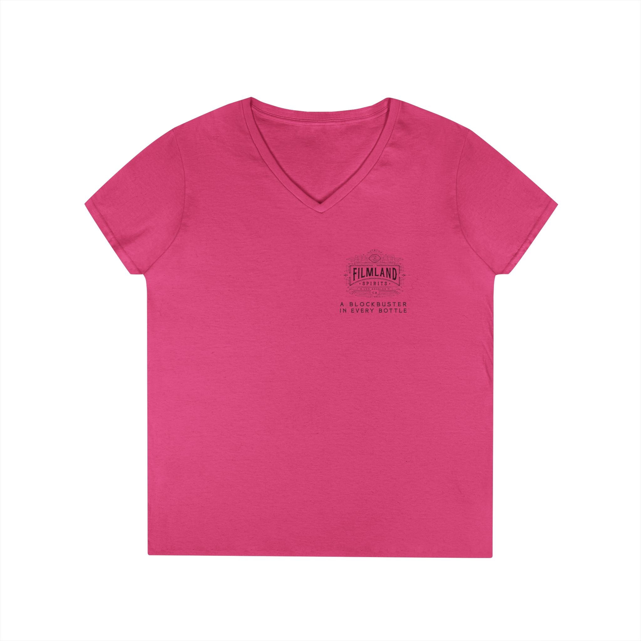 Filmland Ladies' V-Neck T-Shirt-3