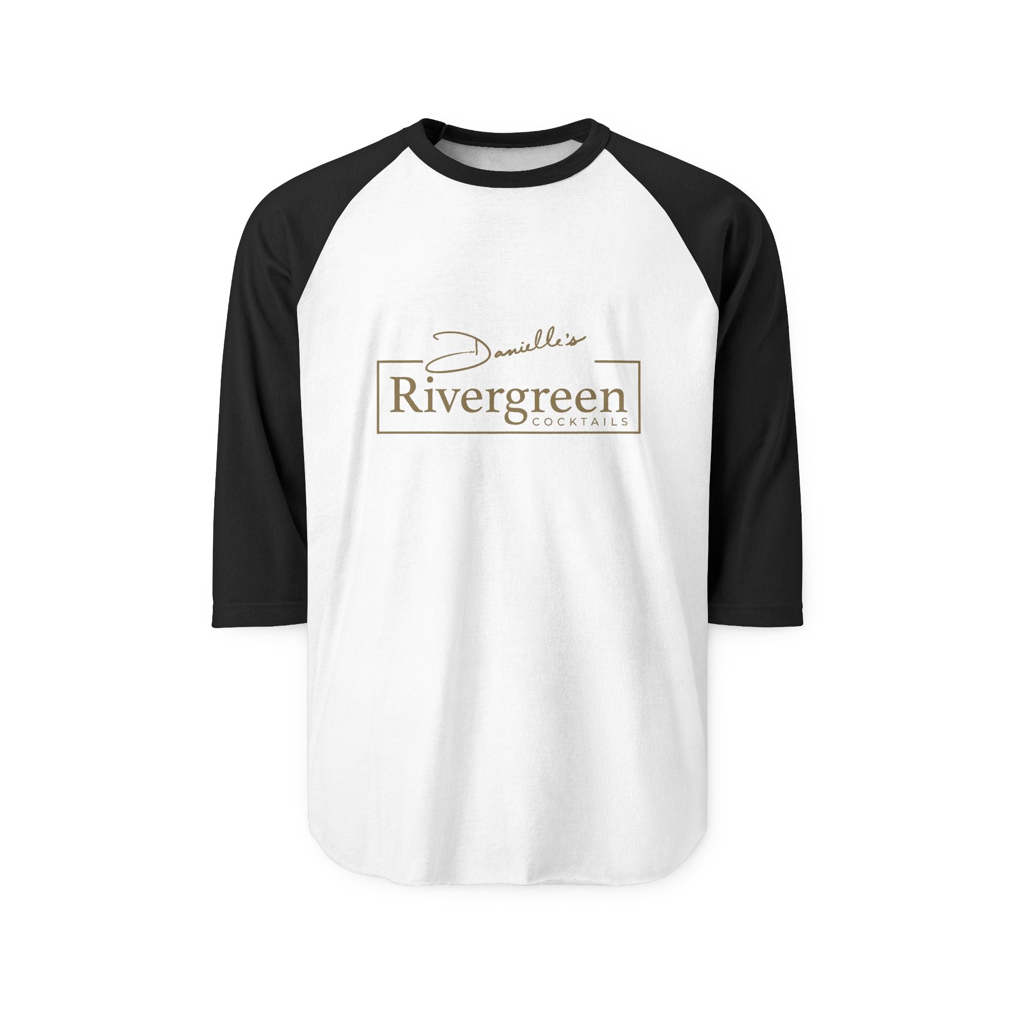 Rivergreen Cocktails Unisex Three-Quarter Sleeve Raglan Shirt-2
