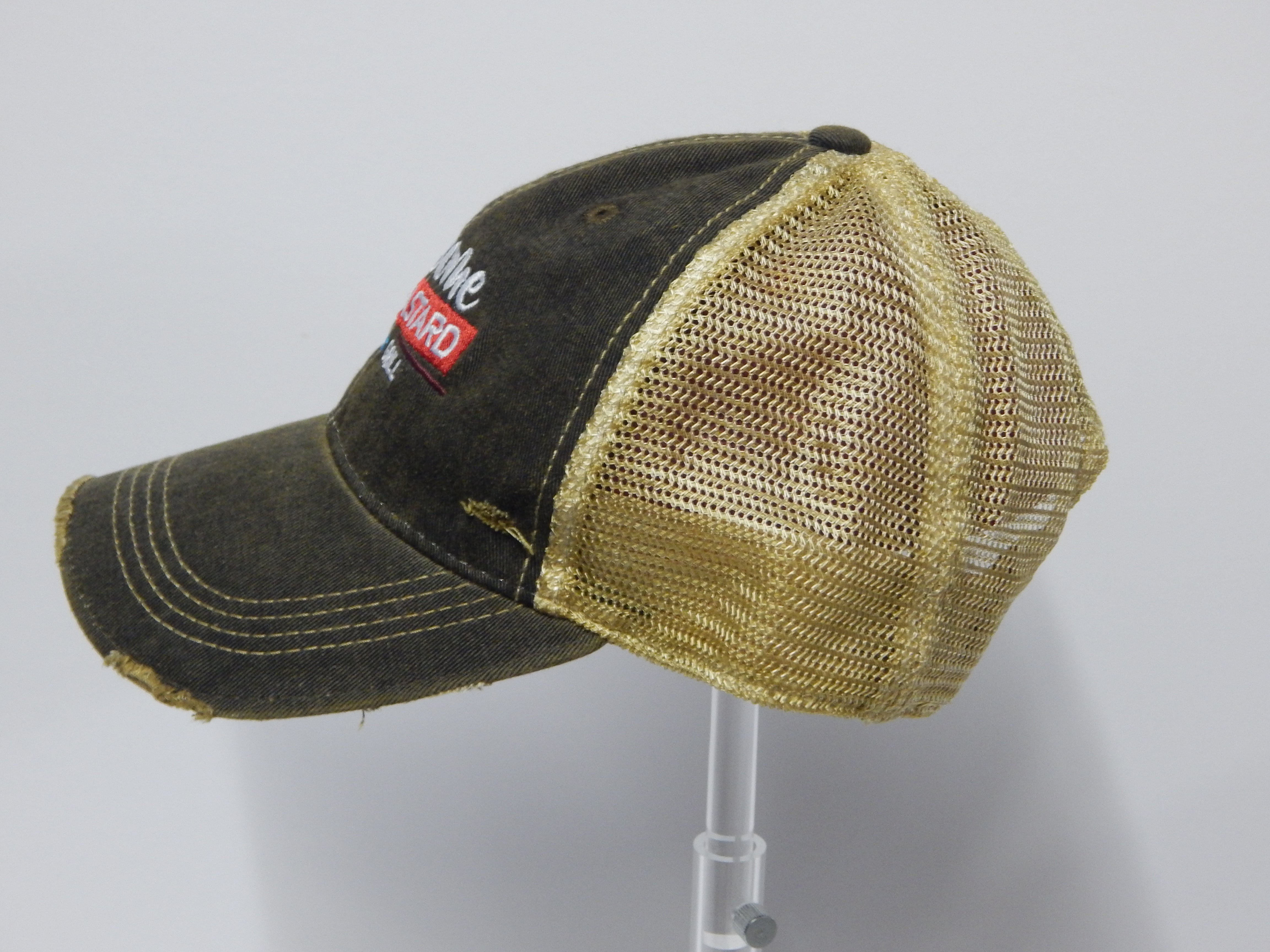 One Handsome Bastard Distressed Trucker Style Hat-6