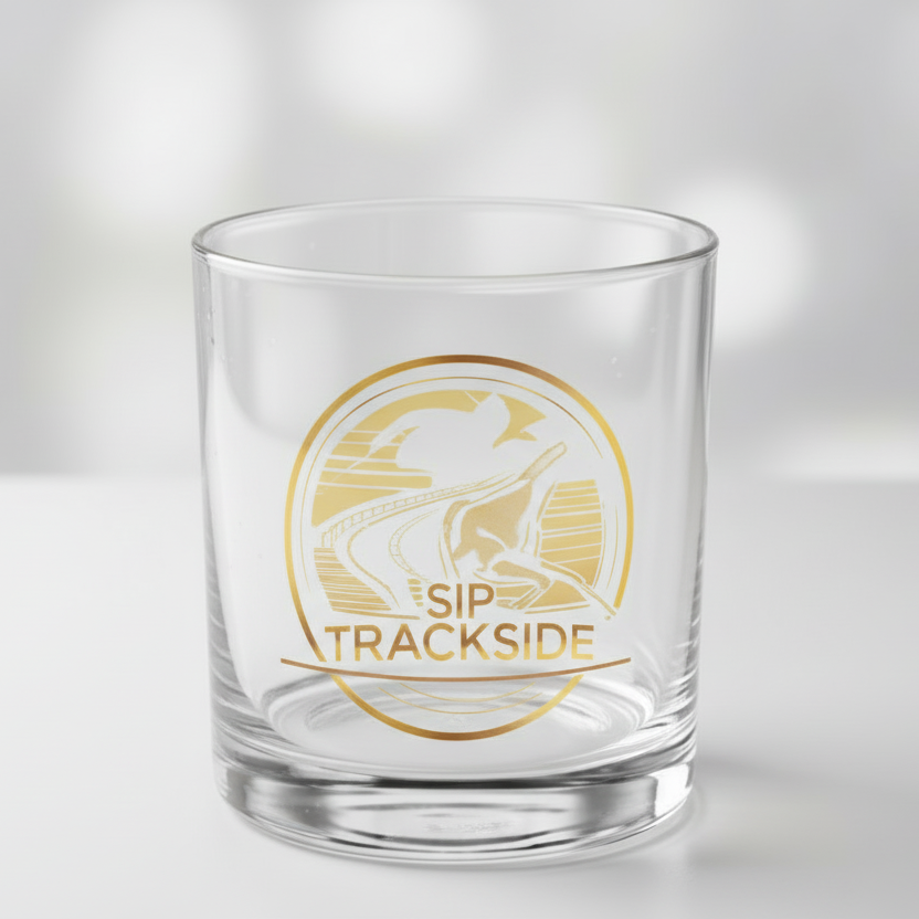 Trackside Distillery Trackside Distilling Rocks Glass, 10oz – Boozytailor.com
